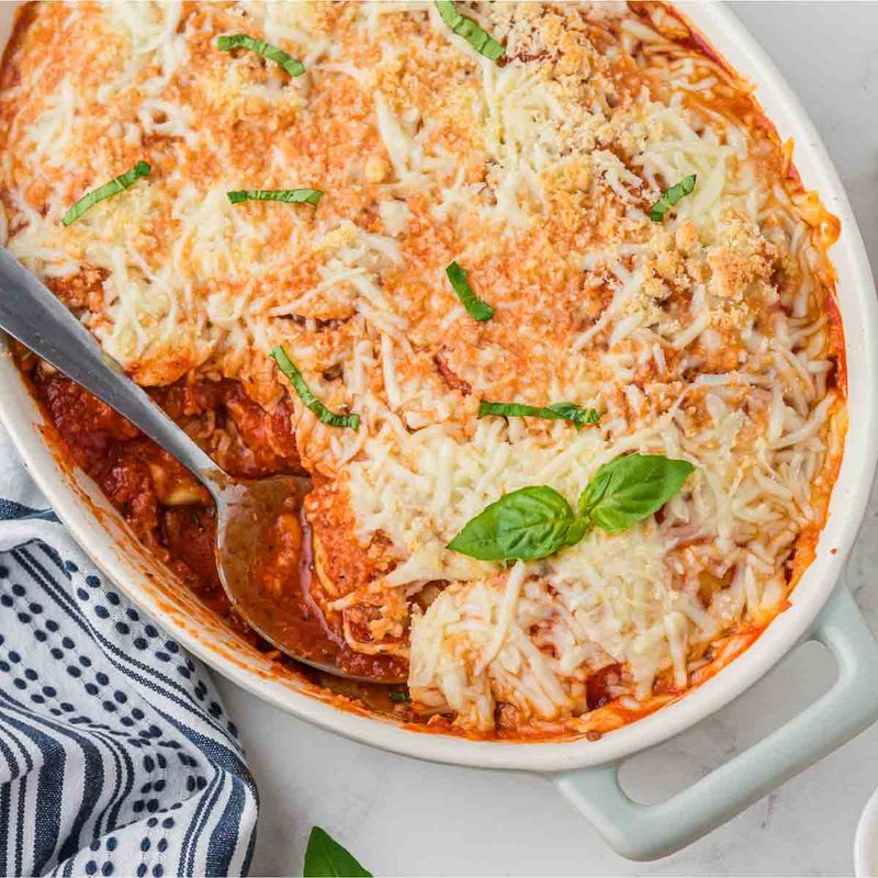 No-Boil Ravioli Bake