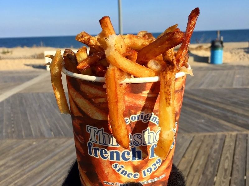 Delaware — Boardwalk Fries with Vinegar (Thrasher’s-style stands)