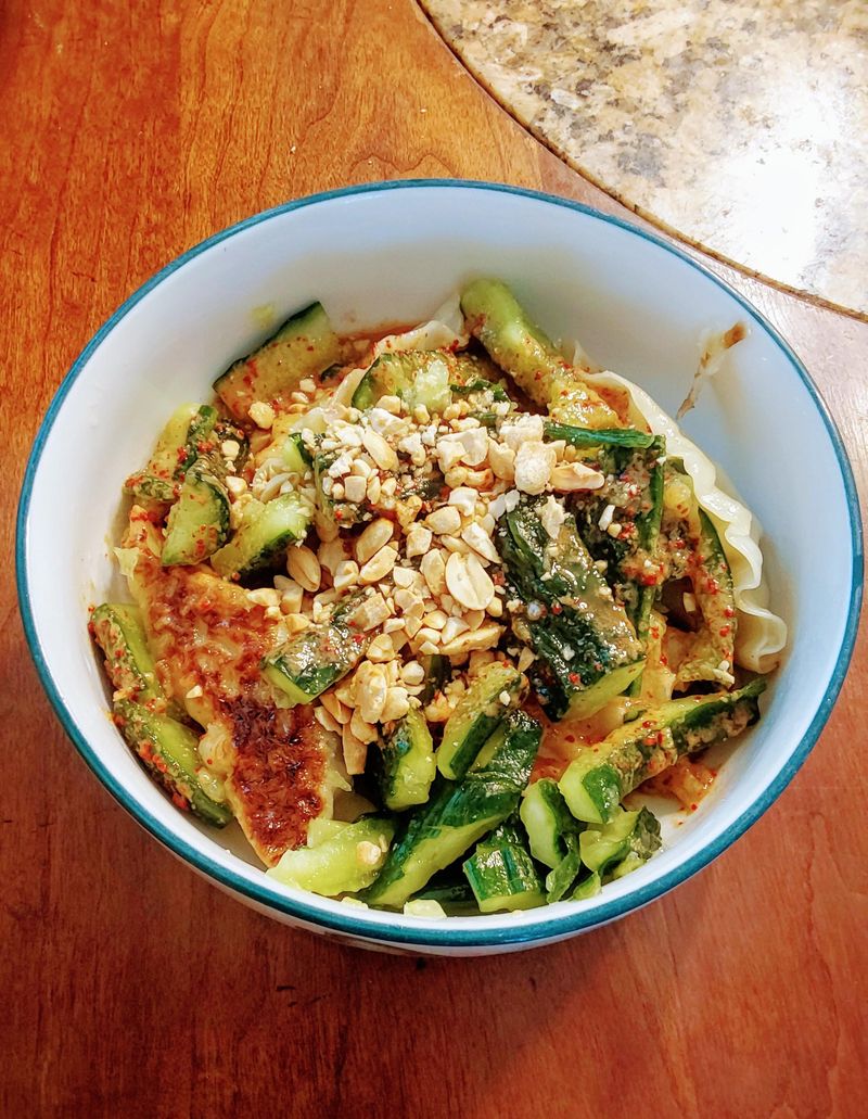 Crispy Dumplings With a Quick Cucumber Salad