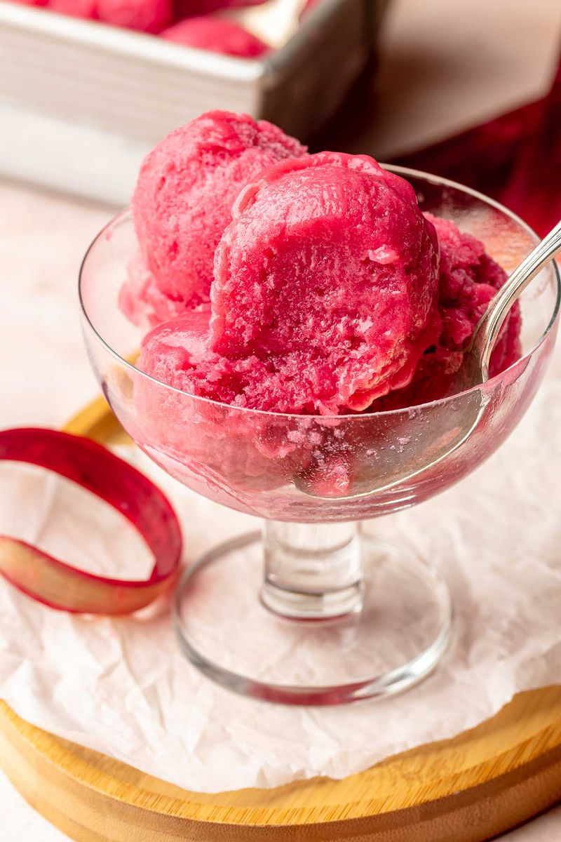 Rhubarb Sorbet