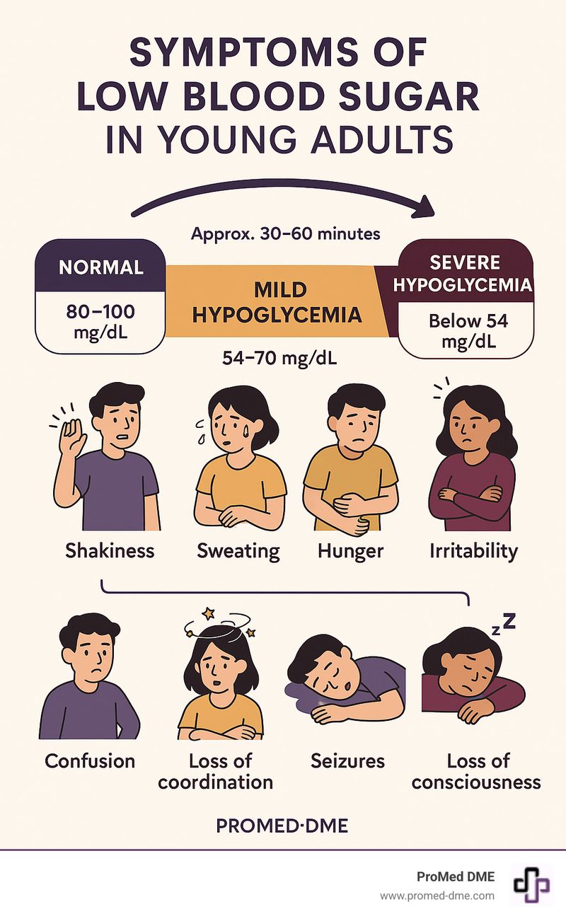 Feeling shaky or jittery between meals