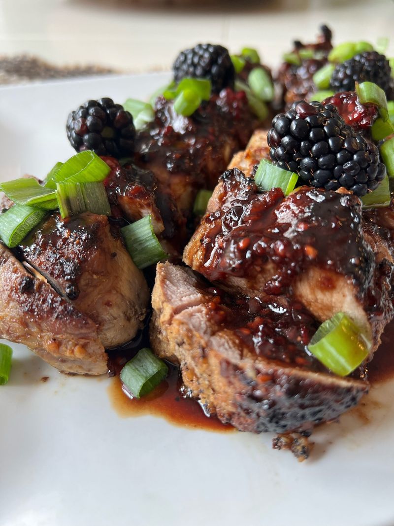 Blackberry Sage Pork Tenderloin