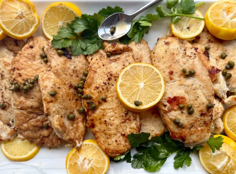 Meyer Lemon Chicken Piccata