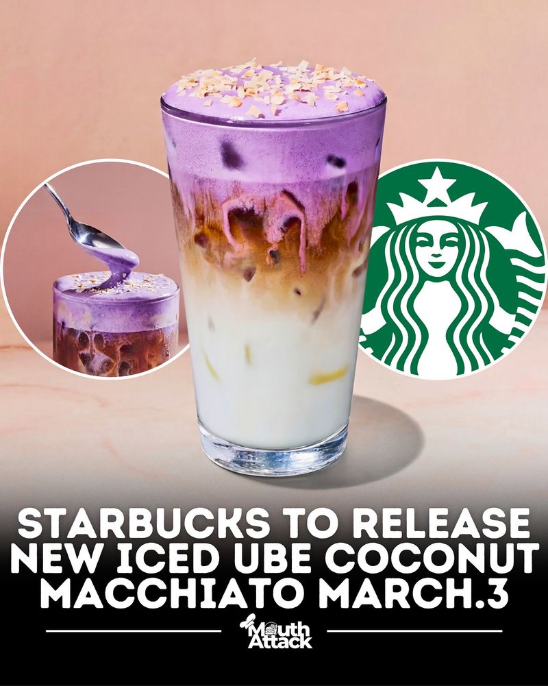 Iced Ube Coconut Macchiato (Limited Time)