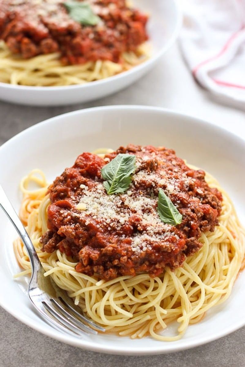 Classic Spaghetti and Meat Sauce
