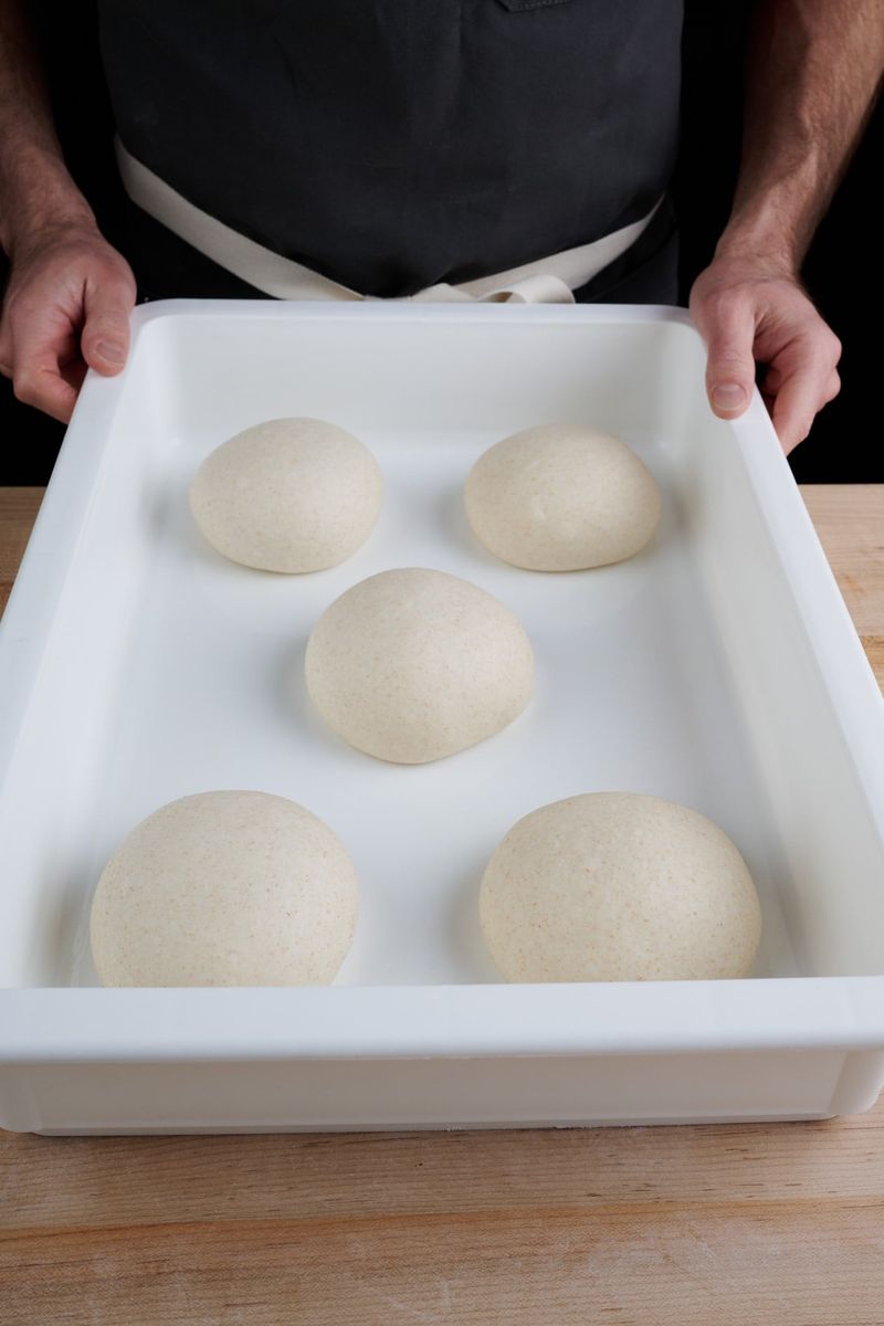 Portion and ball the dough