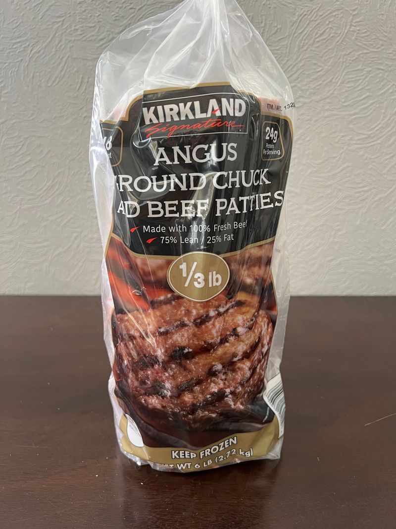 Kirkland Signature Angus Beef Patties (Frozen)