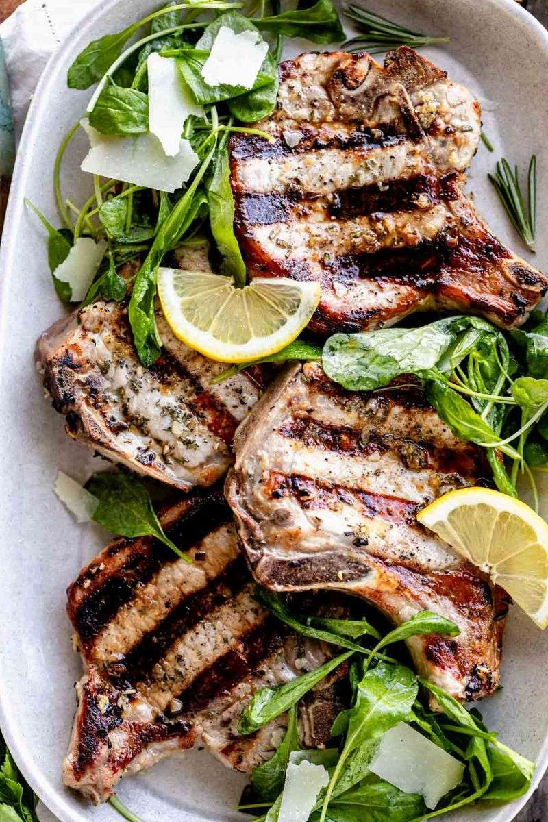 Lemon Herb Pork Chops