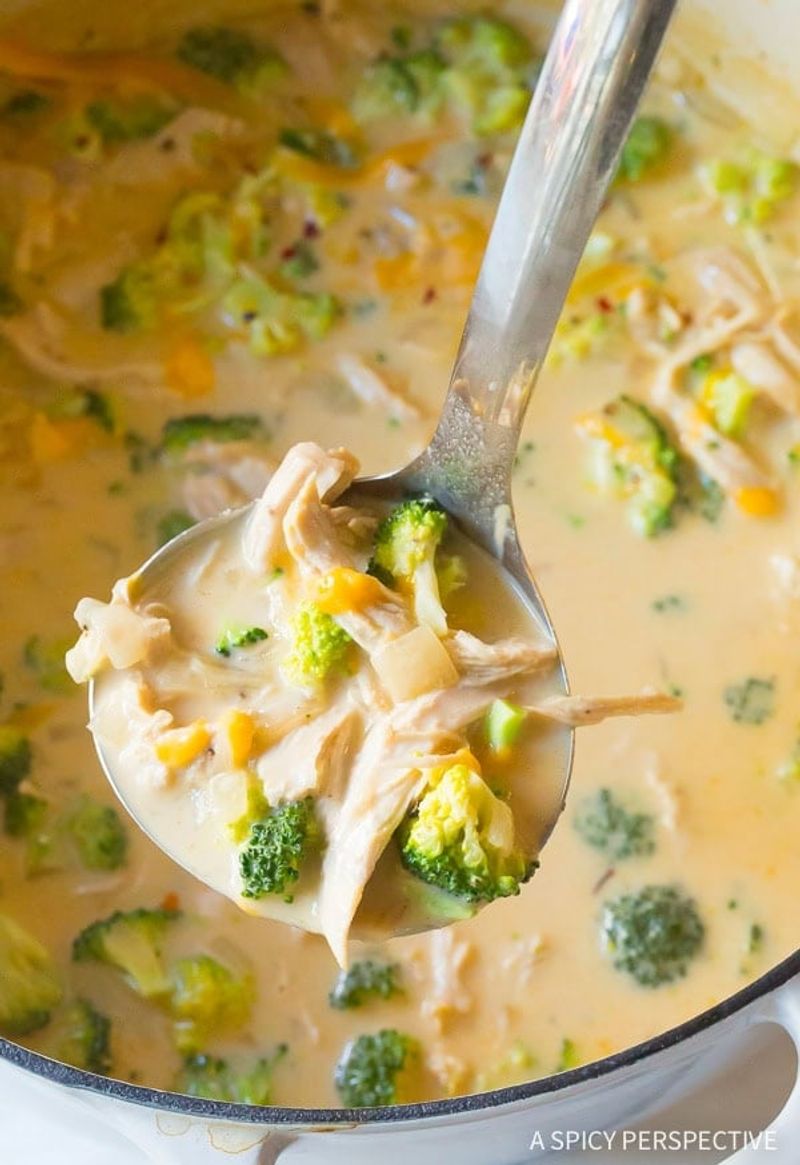 Creamy Chicken and Broccoli Soup