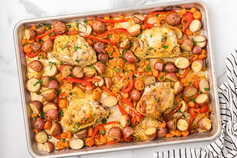 Lemon Herb Sheet Pan Chicken