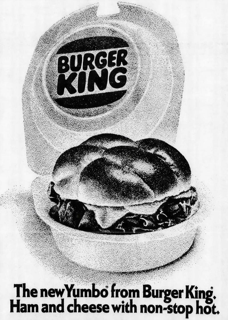 Burger King Yumbo Hot Ham and Cheese