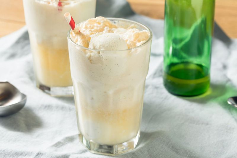 Boston Cooler (Vernors + Vanilla Ice Cream)