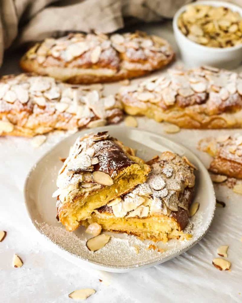 Almond cream croissant
