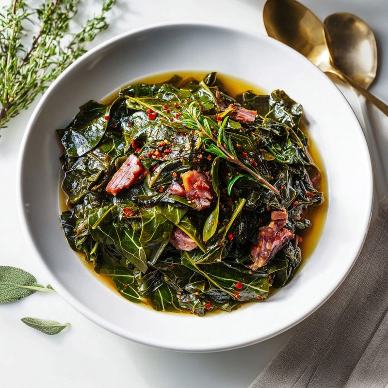 Collard Greens with Ham Hock