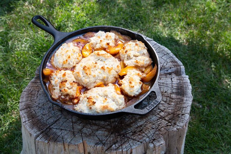 Peach Cobbler in Palisade (Colorado)