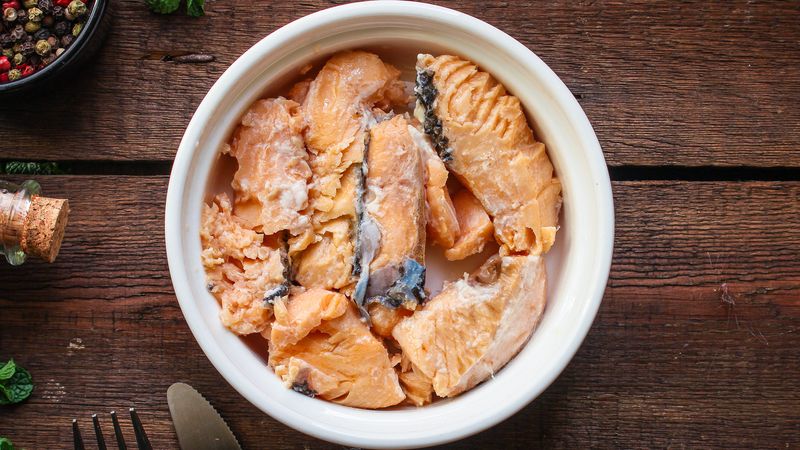 Canned Salmon (Wild, Skin & Bones)