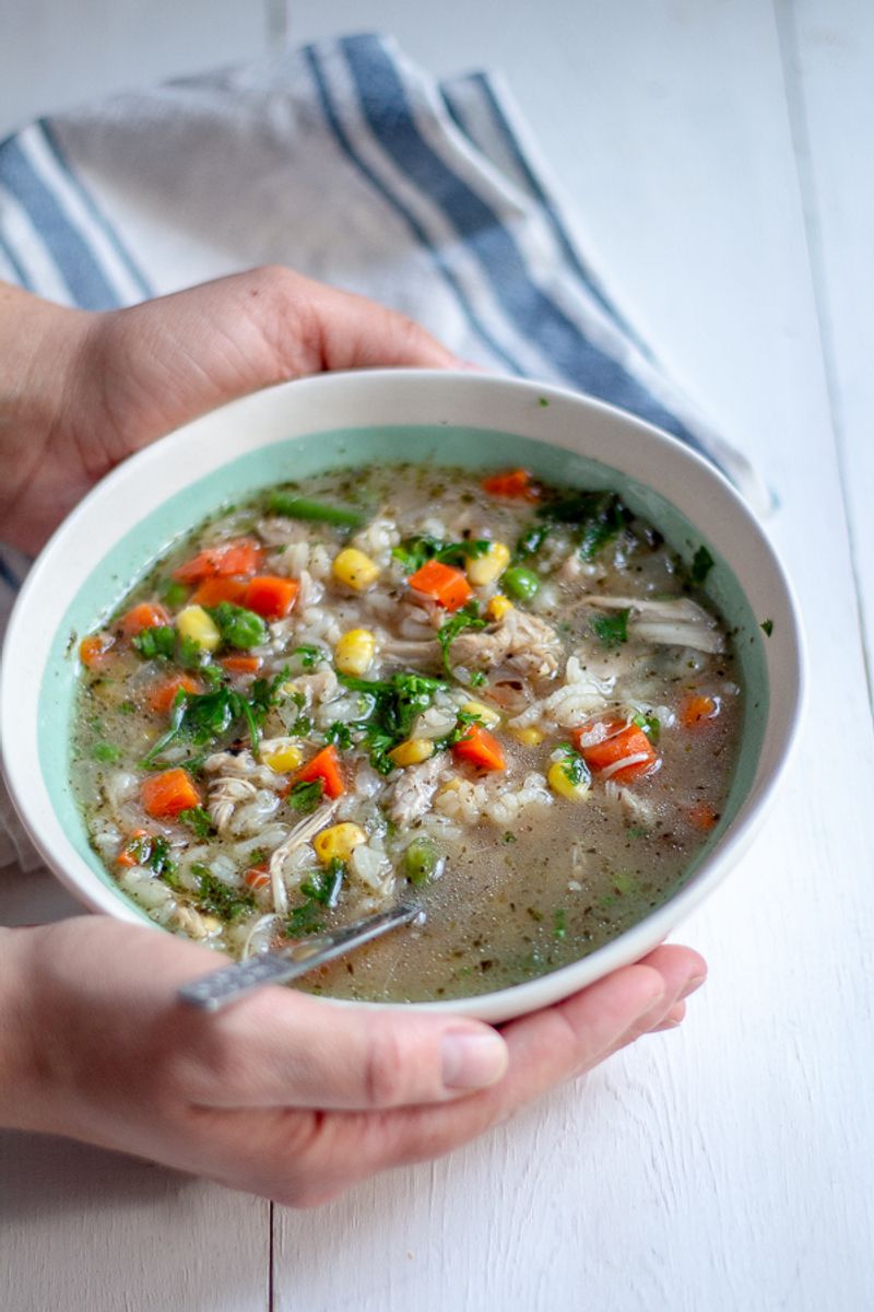 Chicken and Veggie Soup (Shortcut Version)