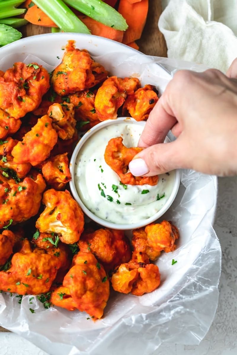Buffalo Cauliflower Bites