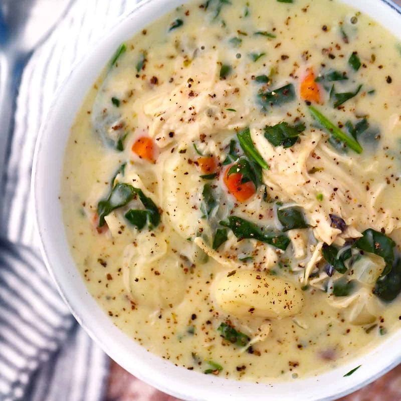 Creamy Chicken Gnocchi Soup