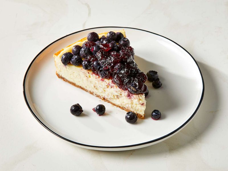 Blueberry cheesecake