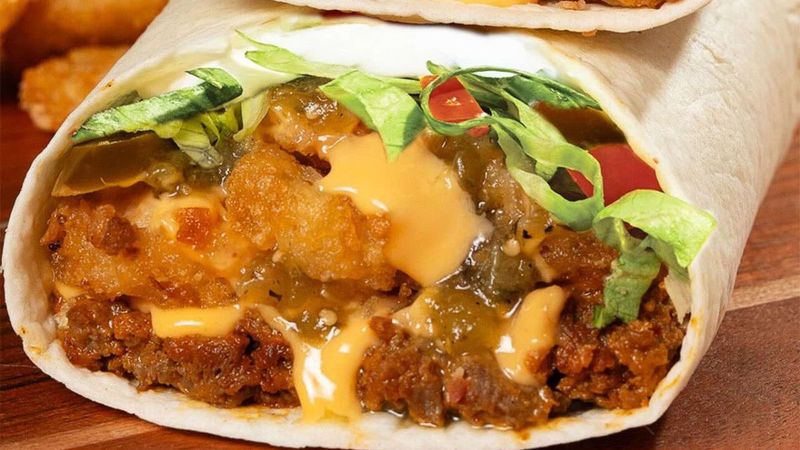 Taco John’s Meat & Potato Burrito