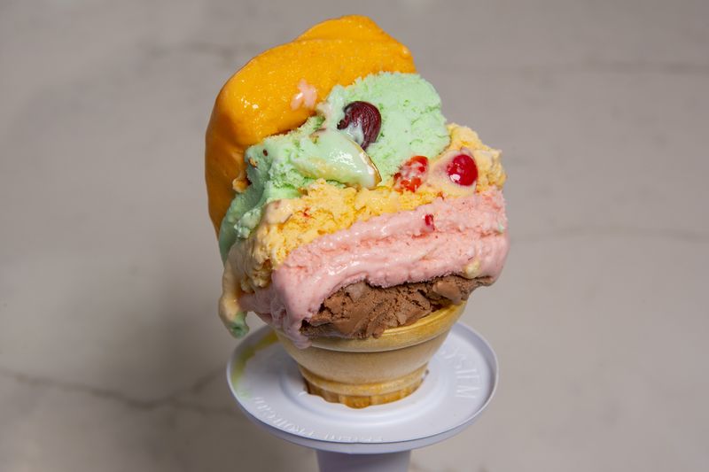 Rainbow Ice Cream Cone