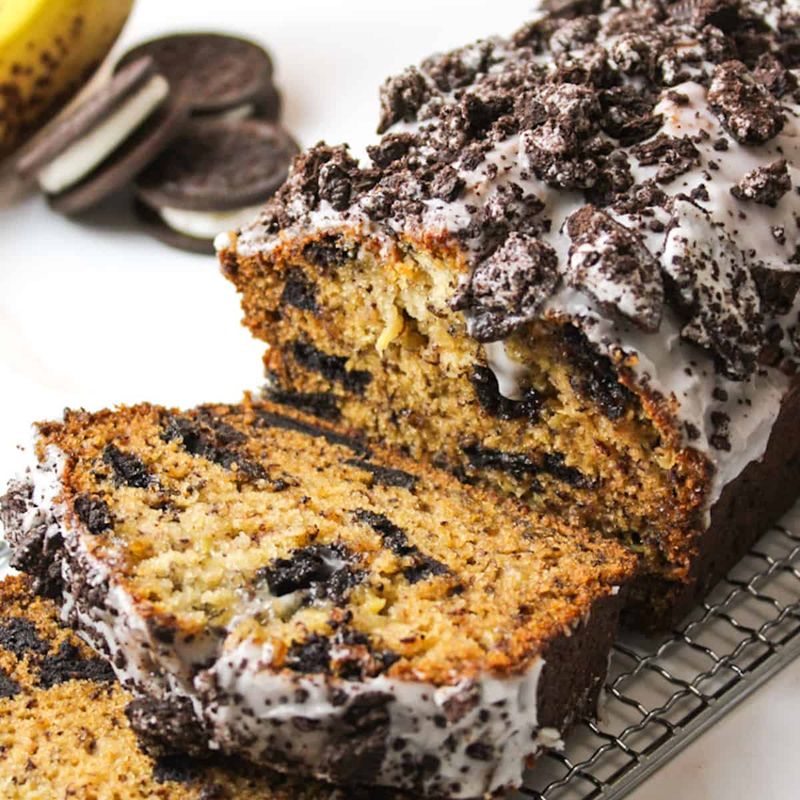 Oreo Banana Bread