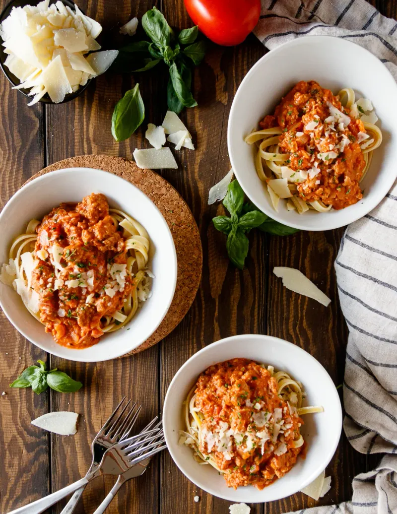 Pasta + Jar Sauce + One Upgrade