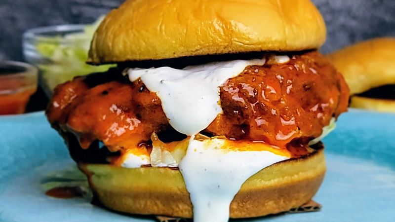 Chicken Sandwich with Multiple Sauces