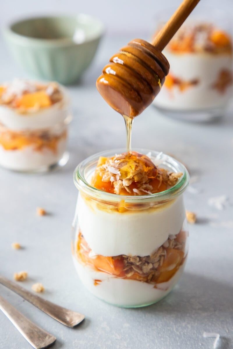 Papaya Lime Yogurt Parfait