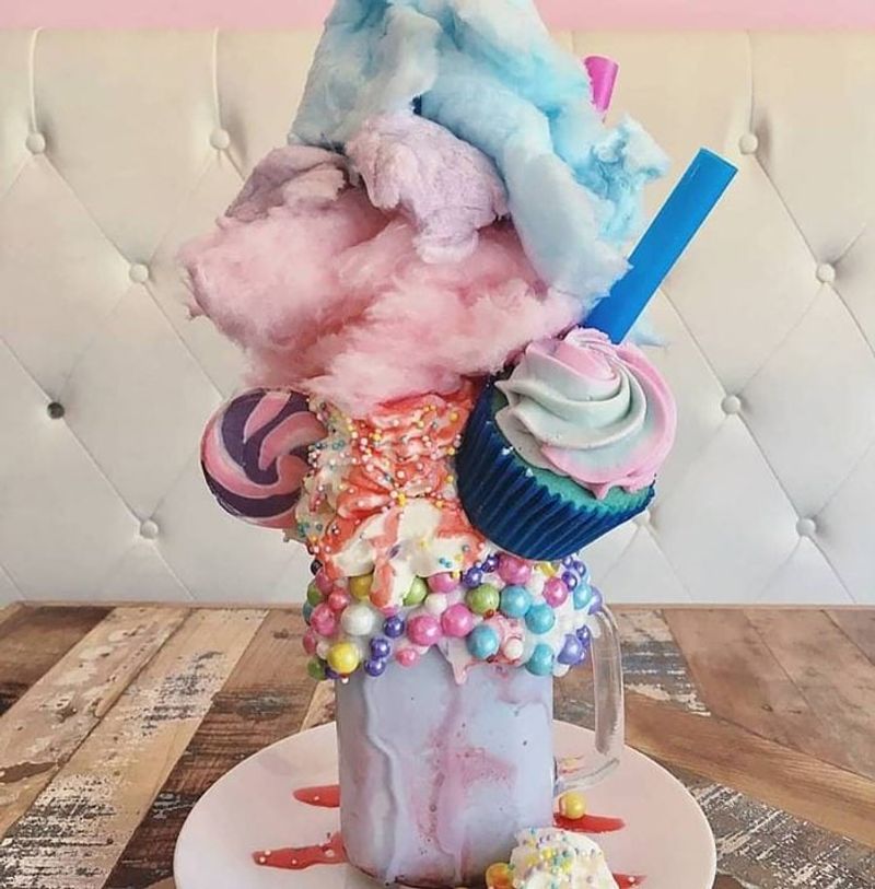 Giant Cotton Candy Milkshake (California)