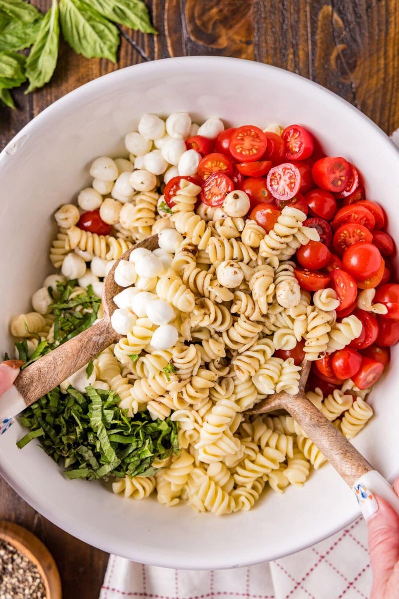 Balsamic Caprese Pasta Salad