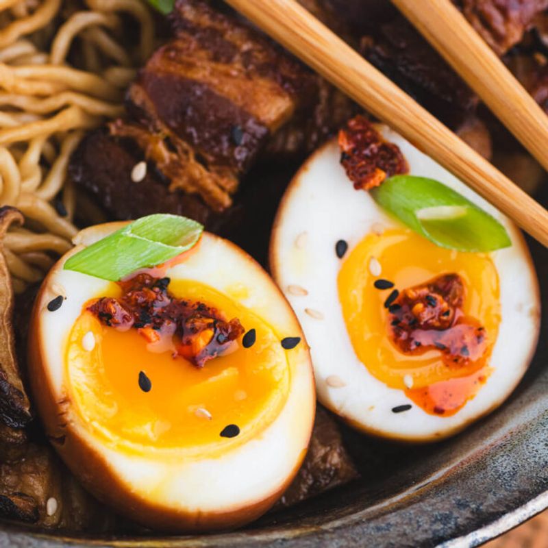 Ramen Eggs (Soy-Marinated)