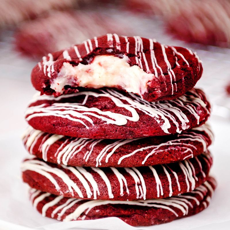Red velvet cookies