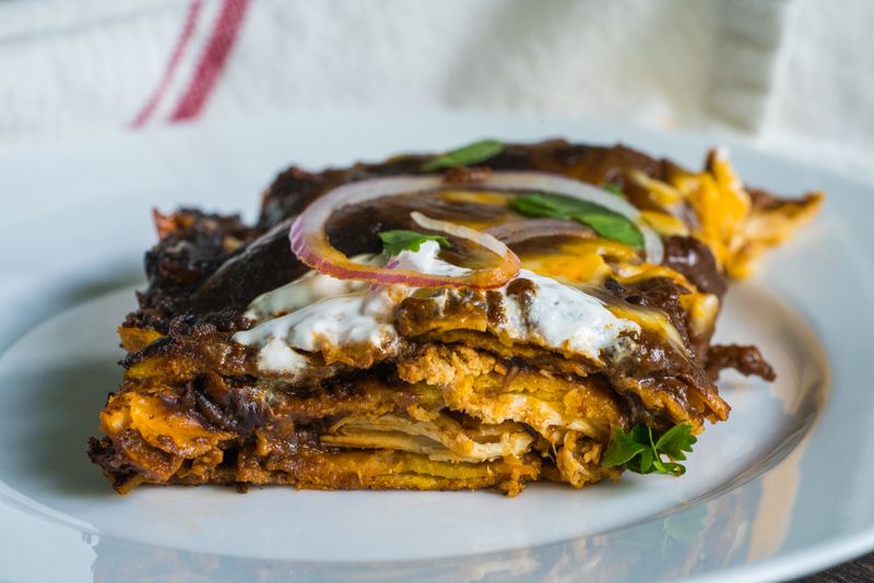 Chicken Mole Casserole (Shortcut)