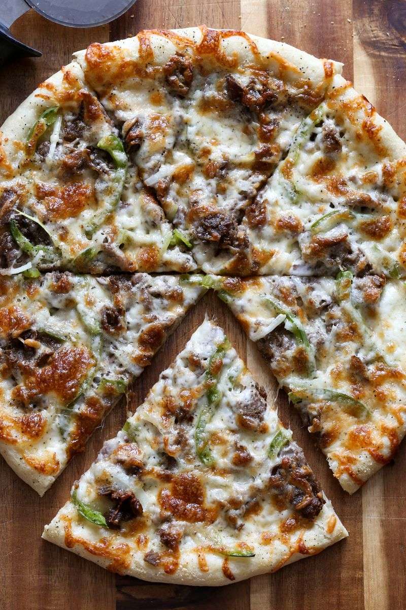 Philly Cheesesteak Pizza