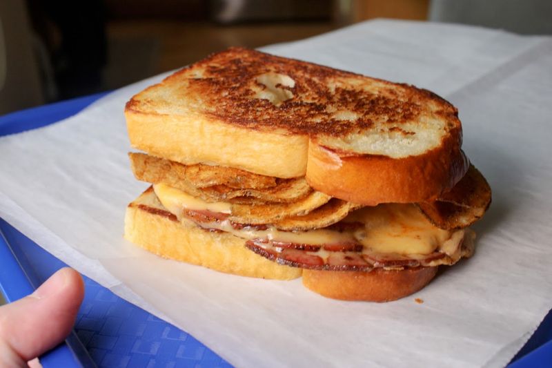Oklahoma – Smoked Bologna Grilled Cheese