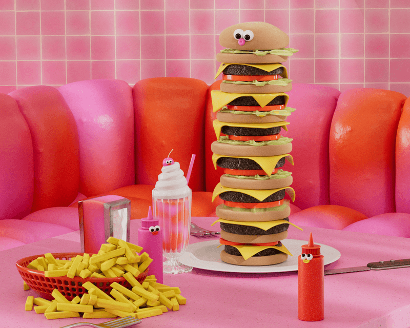 Oversized portions as a selling point