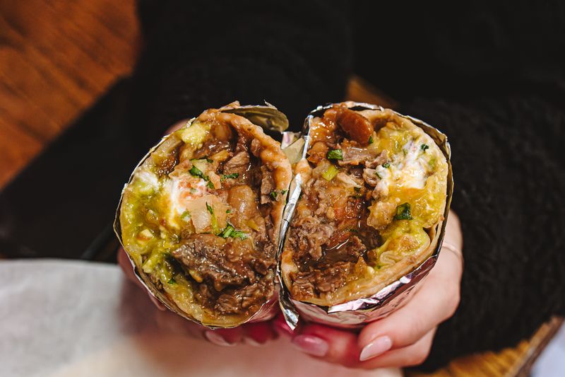Mission Mega Carnitas Burrito