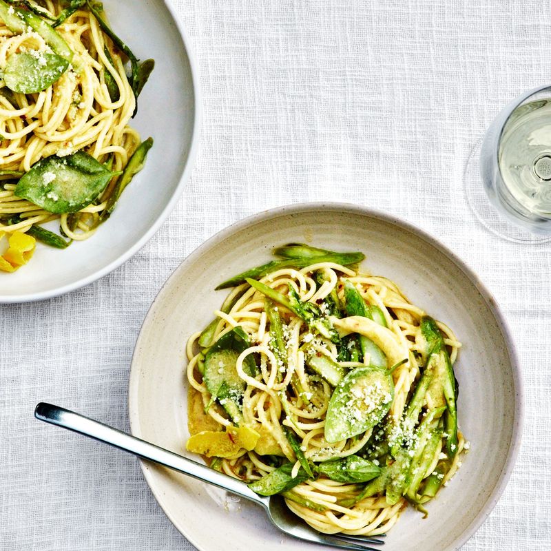 Lemon Asparagus Pasta