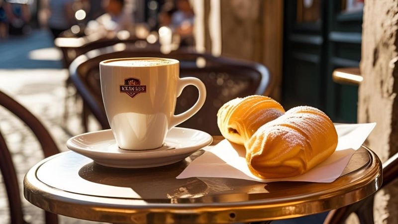 Italy - Espresso and Cornetto