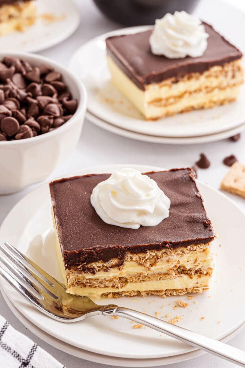 No-Bake Eclair Cake