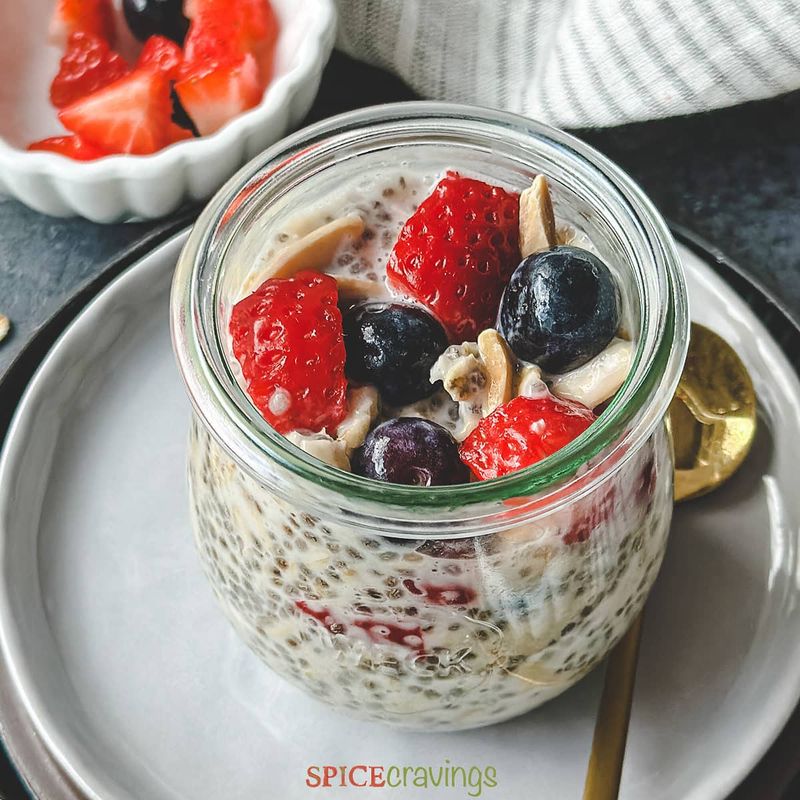 Oats Overnight With Chia