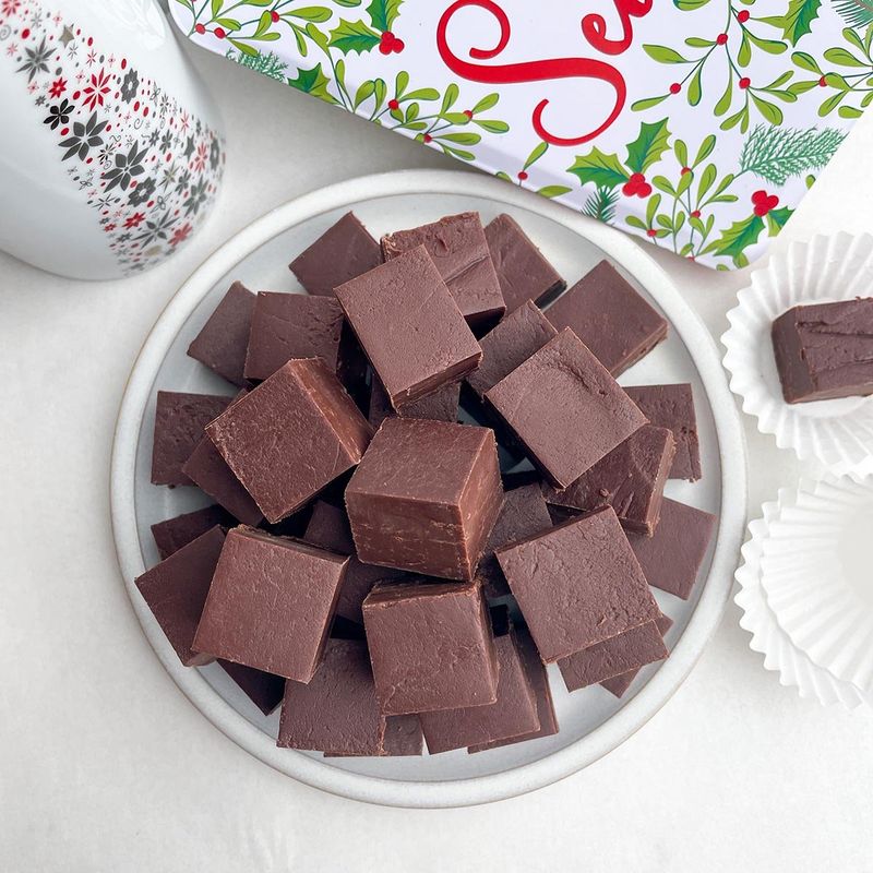 Microwave Dark Chocolate Fudge