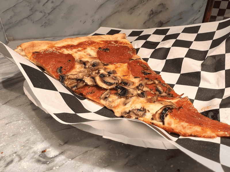 White Slice at Secret Pizza (The Cosmopolitan)