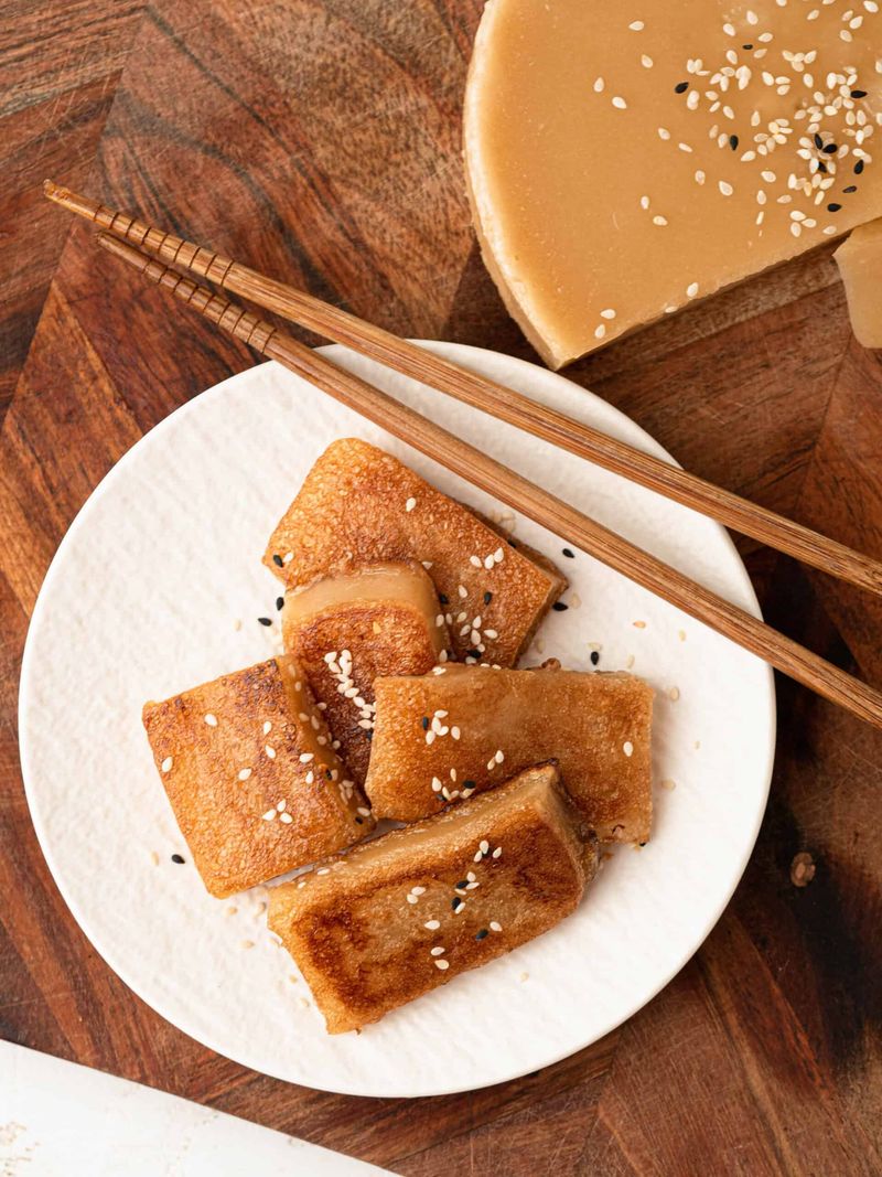Nian gao (sticky rice cake)