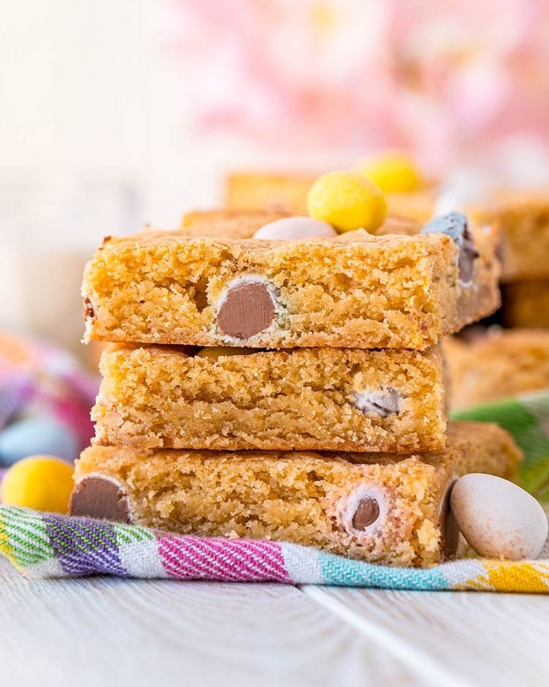 Cadbury Mini Egg Blondies