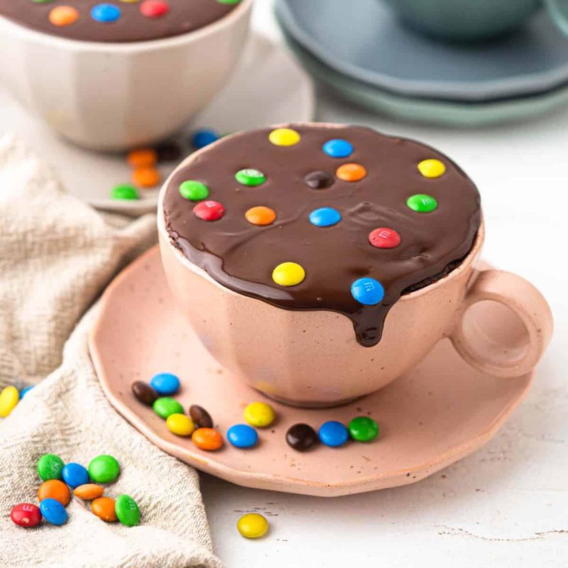 M&M Mug Cake