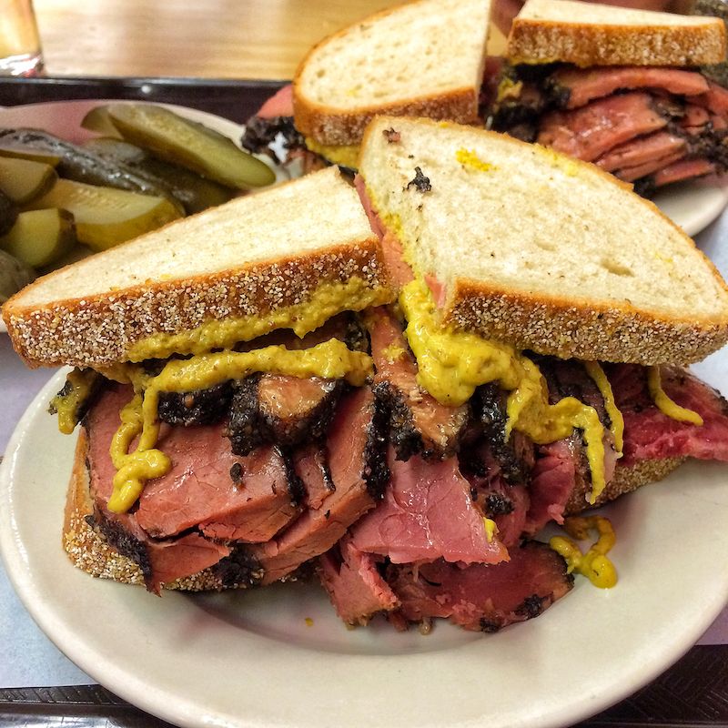 Pastrami on Rye (Mustard Only)