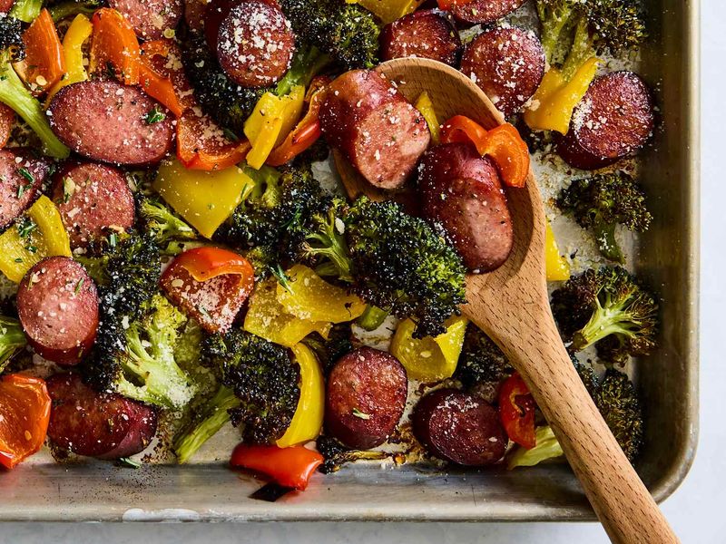 Sheet-Pan Sausage and Veggies